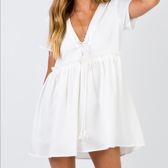 Princess Polly Dresses & Skirts - MARITIMO MINI DRESS WHITE